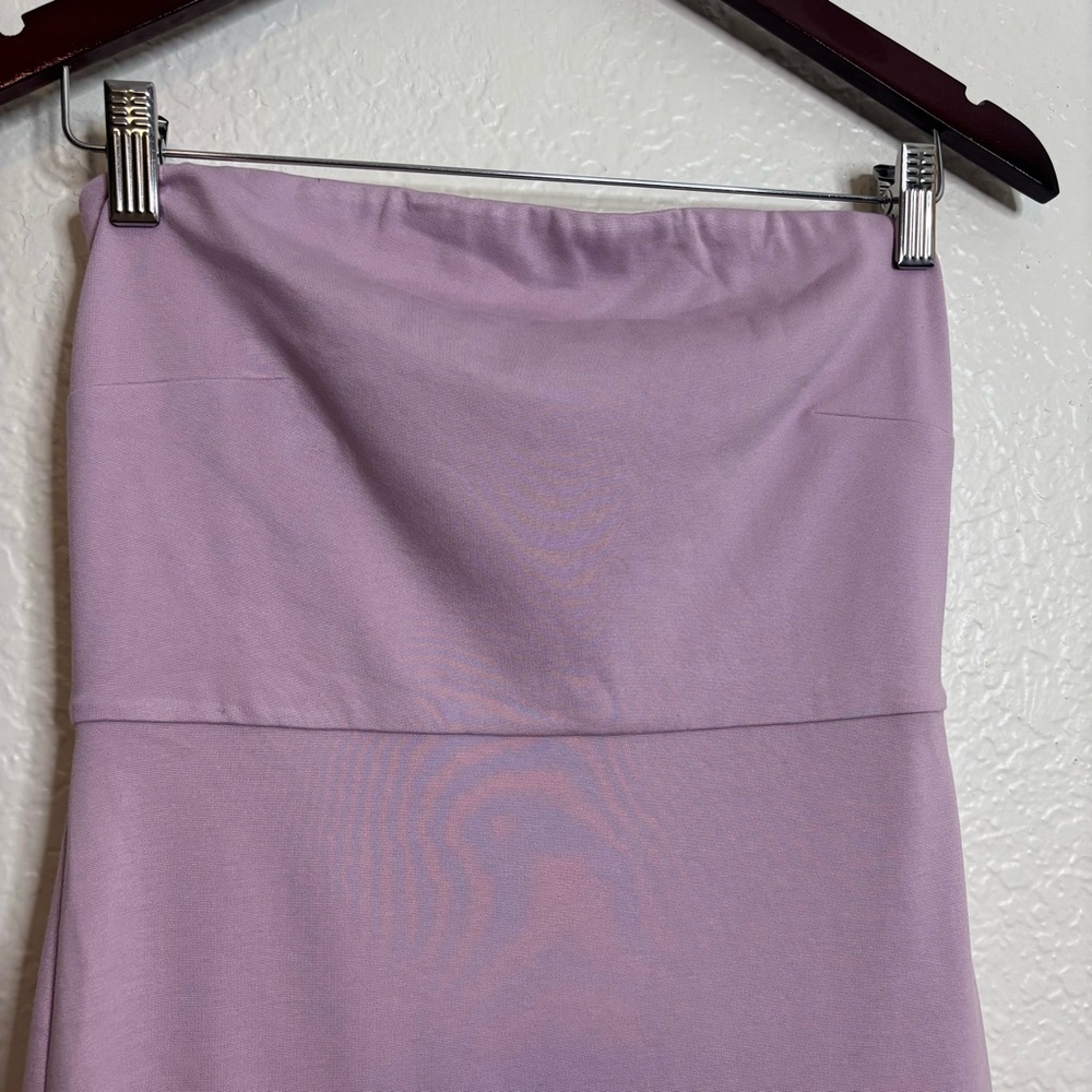 NWT NBD Dream Strapless Gown Maxi Dress in Lilac - Picture 5 of 8